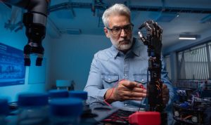 Research: Mind-computer interface permits paralyzed man to regulate robotic arm